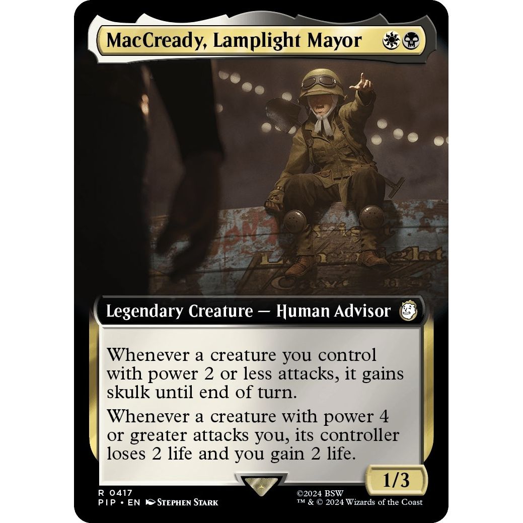 Image for MacCready, Lamplight Mayor (Extended Art) (417) (PIP) - Magic: The Gathering