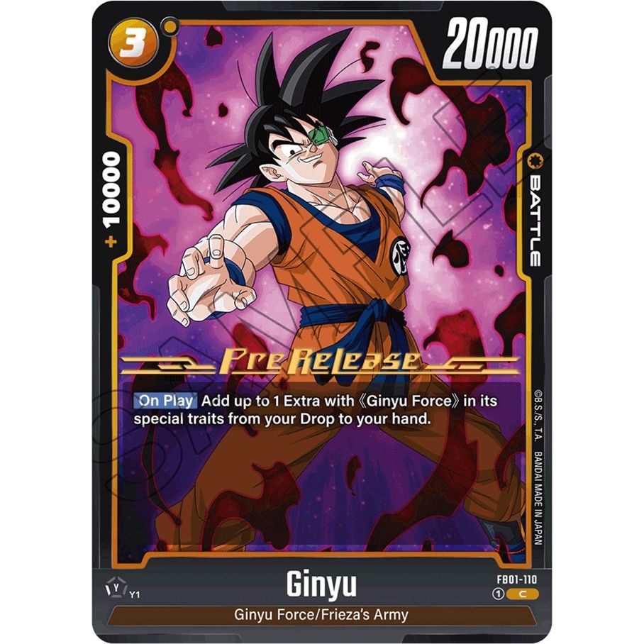 Image for Ginyu - FB01-110 (FB01-110) (FB01_PR) - Dragon Ball Super: Fusion World