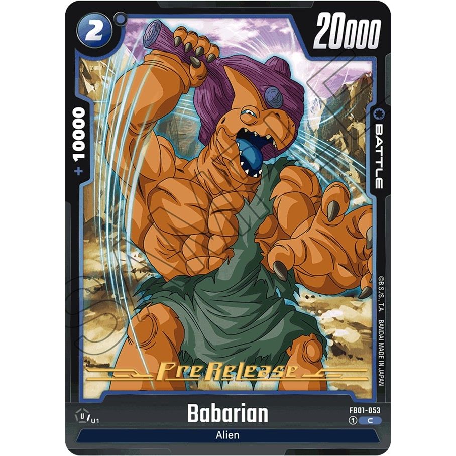 Image for Babarian (FB01-053) (FB01_PR) - Dragon Ball Super: Fusion World