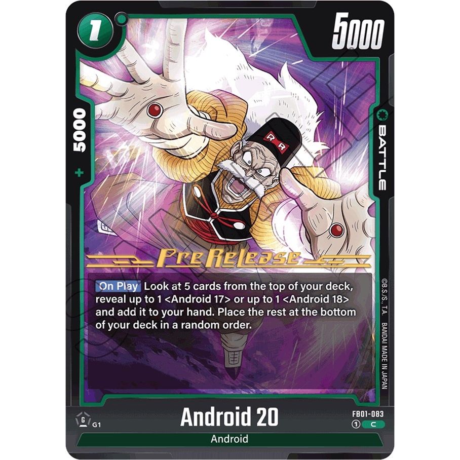 Image for Android 20 - FB01-083 (FB01-083) (FB01_PR) - Dragon Ball Super: Fusion World