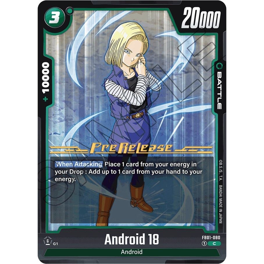 Image for Android 18 - FB01-080 (FB01-080) (FB01_PR) - Dragon Ball Super: Fusion World