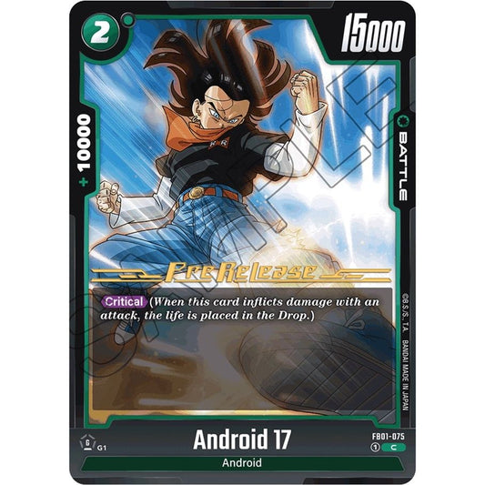 Image for Android 17 - FB01-075 (FB01-075) (FB01_PR) - Dragon Ball Super: Fusion World