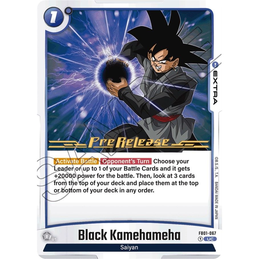 Image for Black Kamehameha (FB01-067) (FB01_PR) - Dragon Ball Super: Fusion World