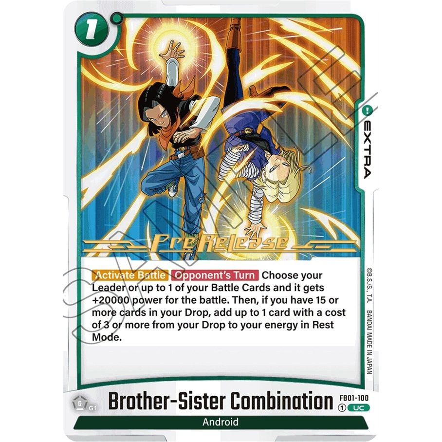 Image for Brother-Sister Combination (FB01-100) (FB01_PR) - Dragon Ball Super: Fusion World