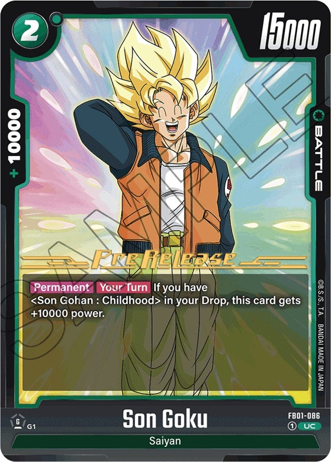 Image for Son Goku - FB01-086 (FB01-086) (FB01_PR) - Dragon Ball Super: Fusion World