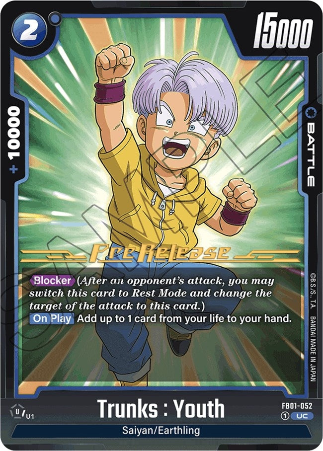 Image for Trunks : Youth (FB01-052) (FB01_PR) - Dragon Ball Super: Fusion World