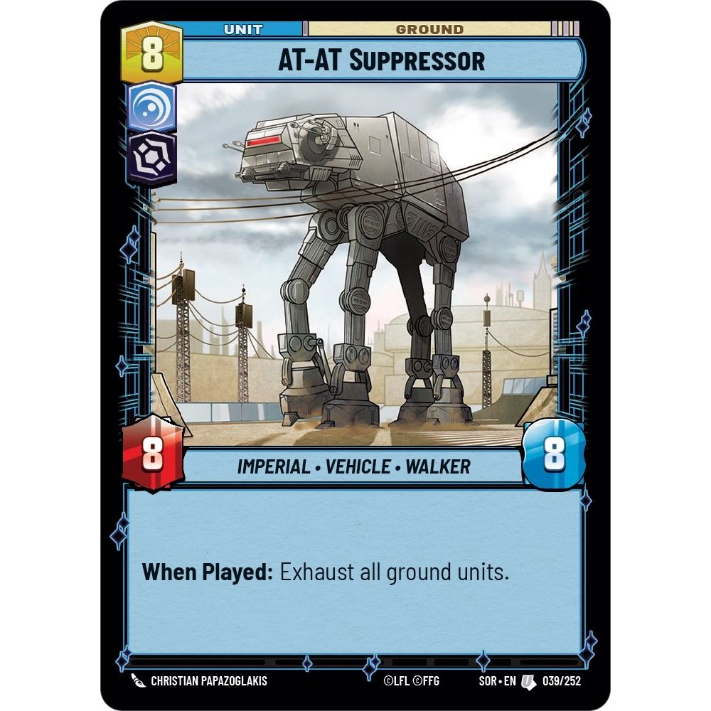 Image for AT-AT Suppressor (039/252) (SOR) - Star Wars: Unlimited