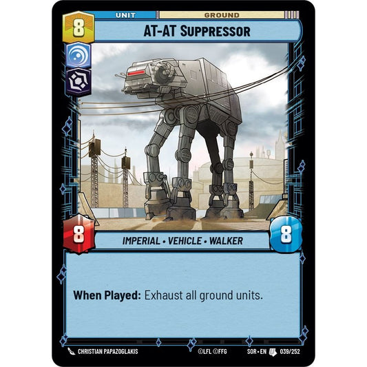 Image for AT-AT Suppressor (039/252) (SOR) - Star Wars: Unlimited
