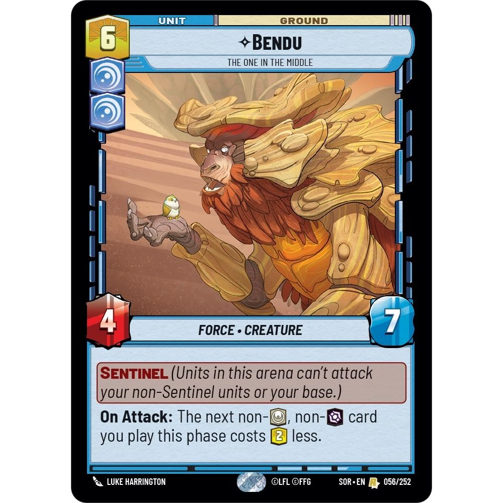 Image for Bendu - The One in the Middle (056/252) (SOR) - Star Wars: Unlimited