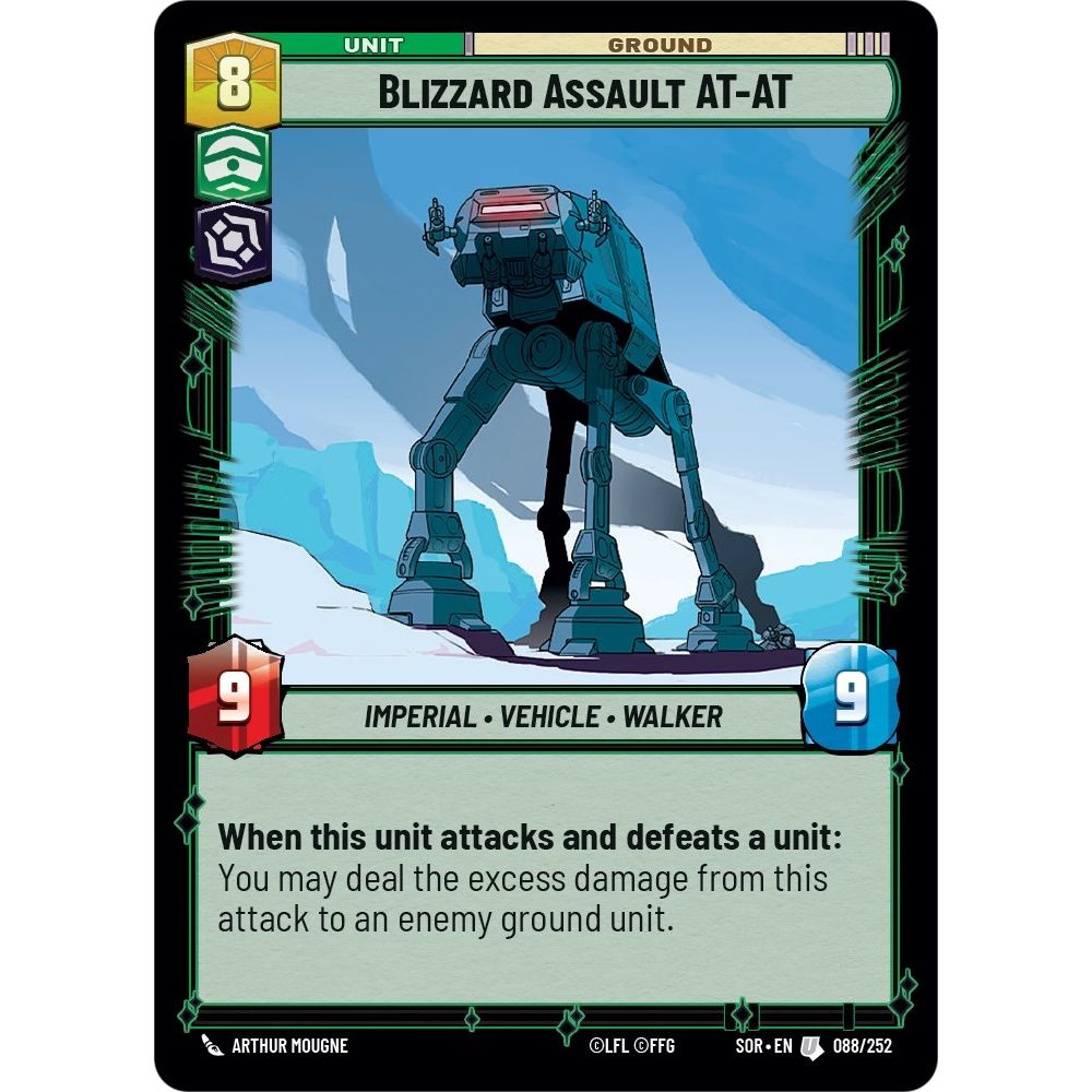 Image for Blizzard Assault AT-AT (088/252) (SOR) - Star Wars: Unlimited