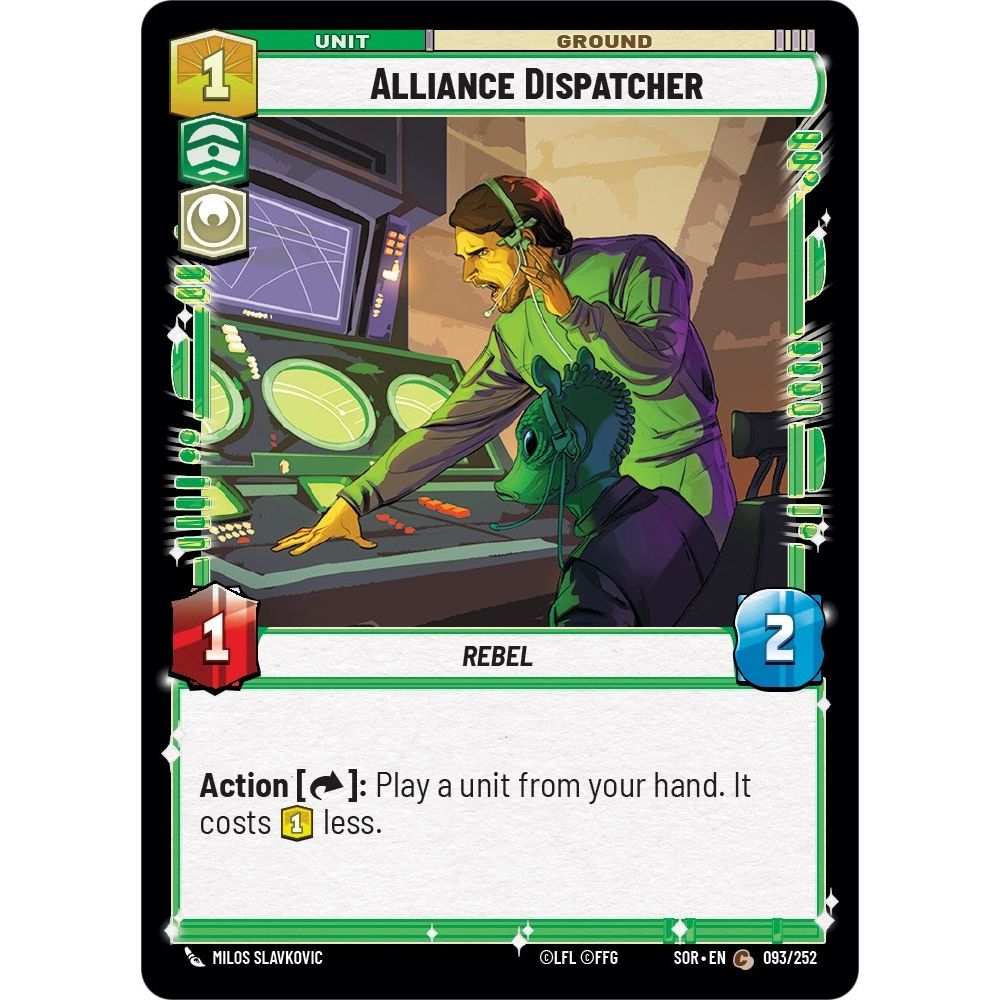 Image for Alliance Dispatcher (093/252) (SOR) - Star Wars: Unlimited
