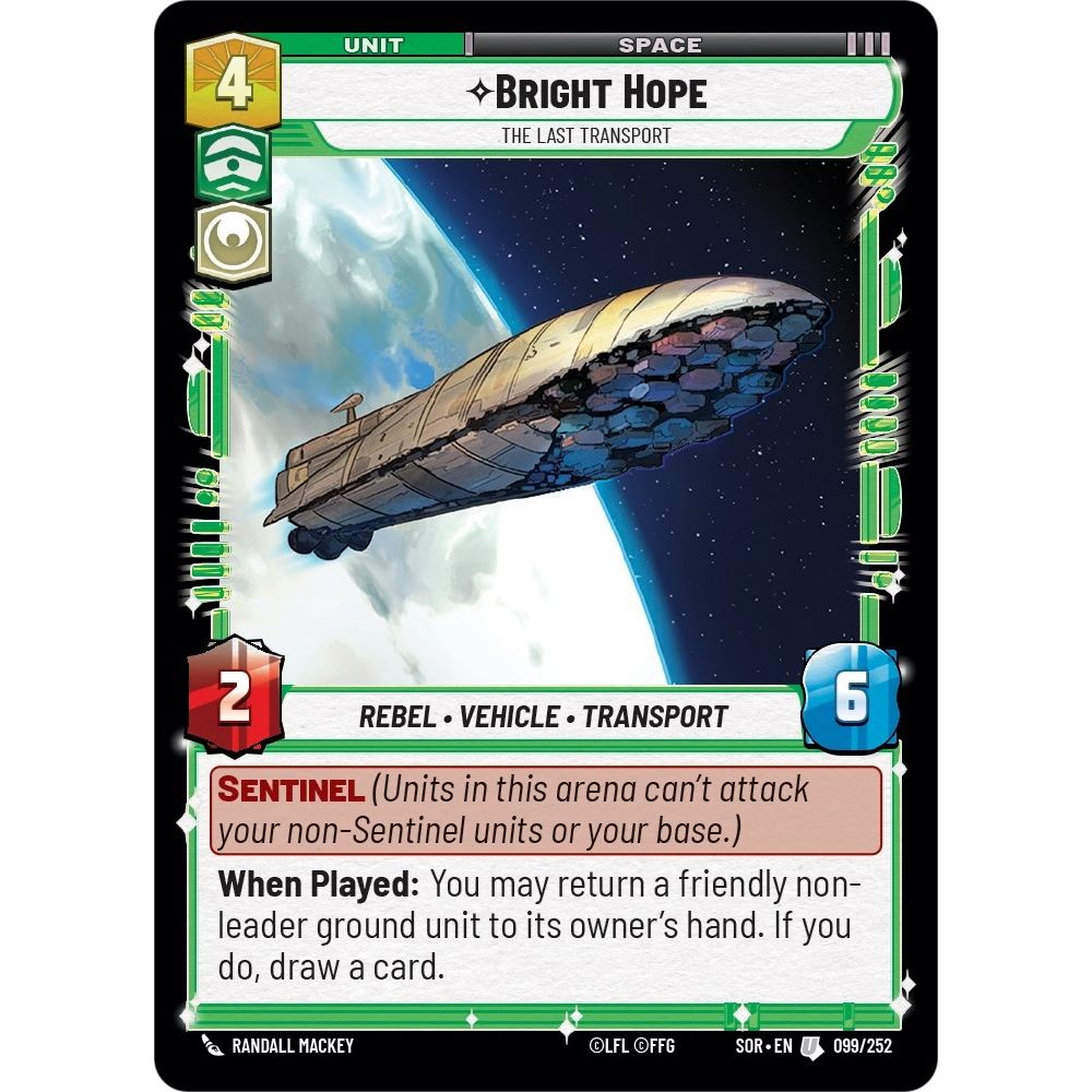 Image for Bright Hope - The Last Transport (099/252) (SOR) - Star Wars: Unlimited