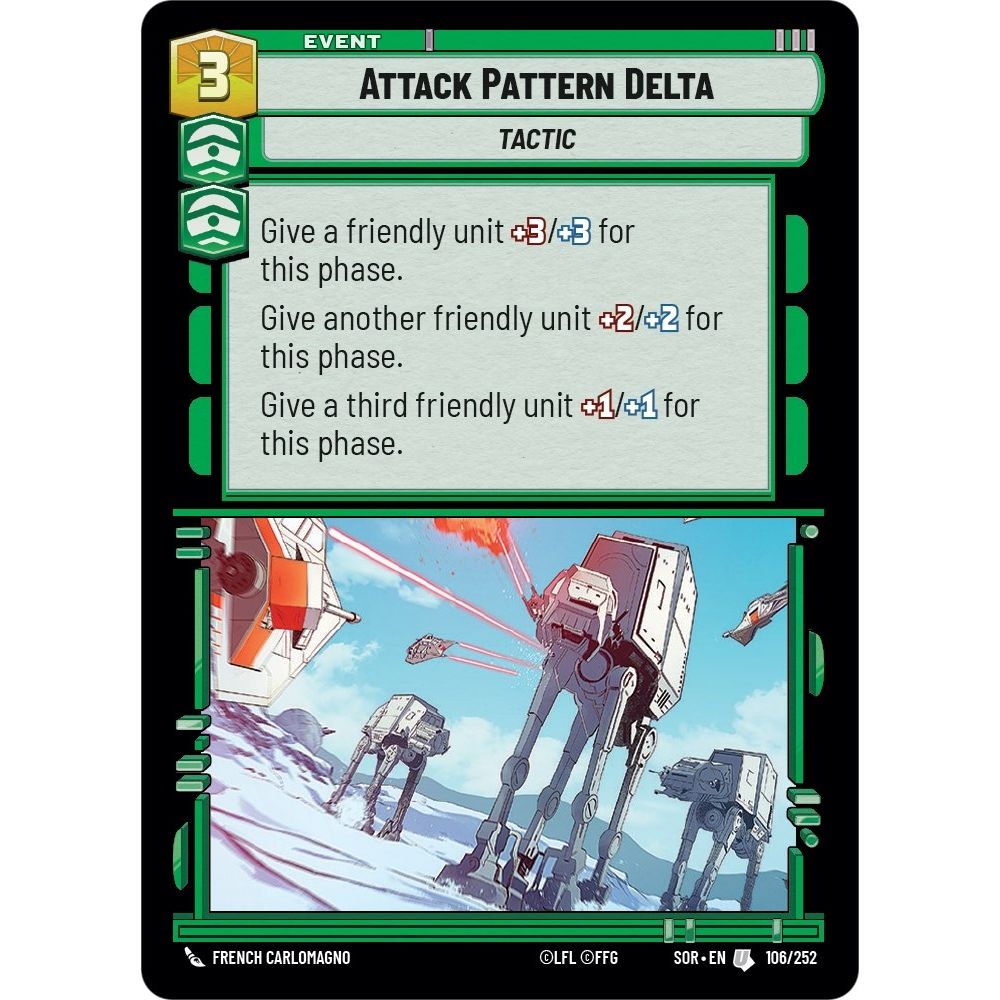 Image for Attack Pattern Delta (106/252) (SOR) - Star Wars: Unlimited