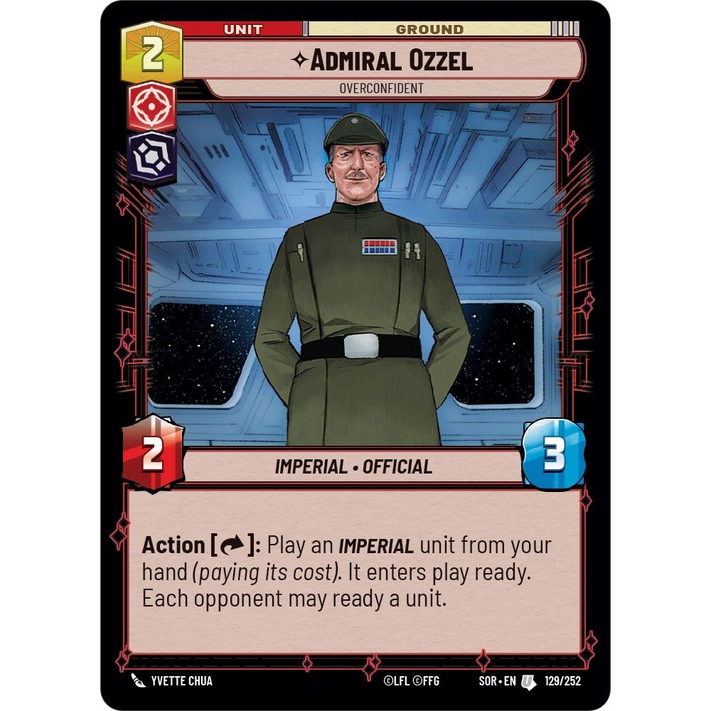 Image for Admiral Ozzel - Overconfident (129/252) (SOR) - Star Wars: Unlimited
