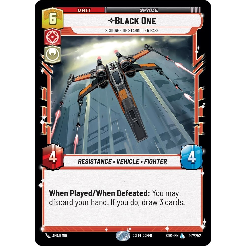 Image for Black One - Scourge of Starkiller Base (147/252) (SOR) - Star Wars: Unlimited