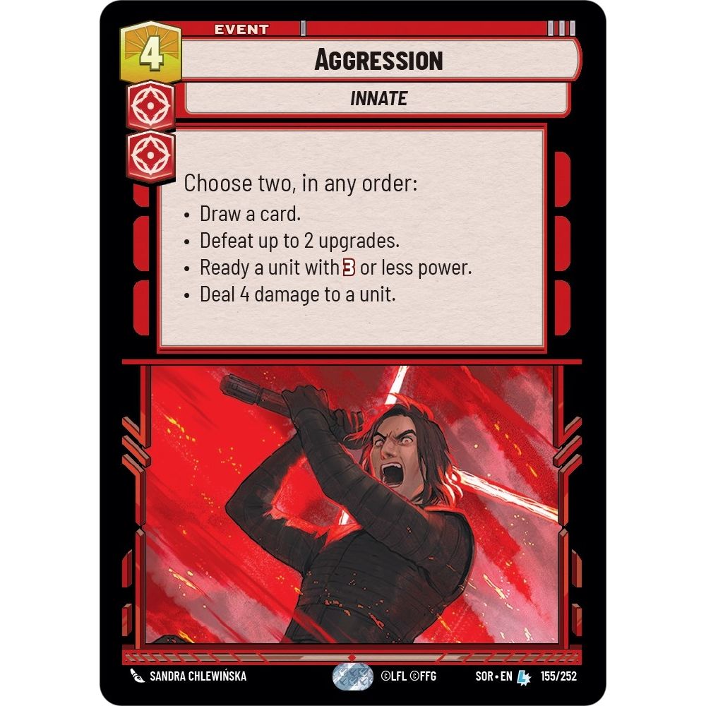Image for Aggression (155/252) (SOR) - Star Wars: Unlimited