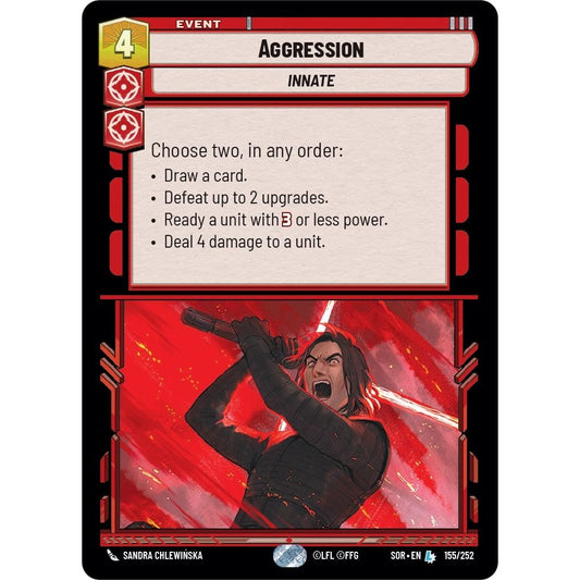Image for Aggression (155/252) (SOR) - Star Wars: Unlimited