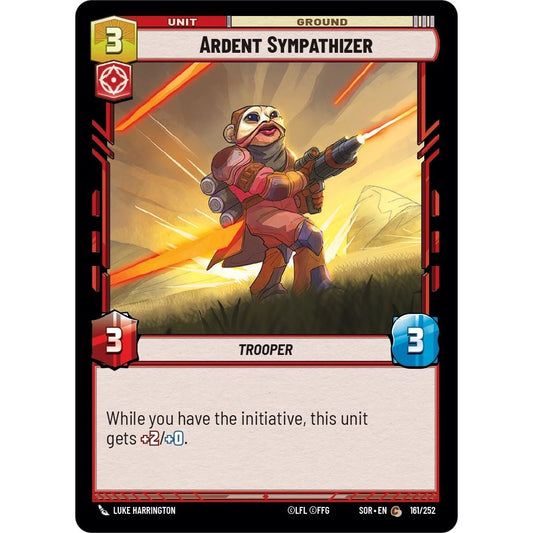 Image for Ardent Sympathizer (161/252) (SOR) - Star Wars: Unlimited