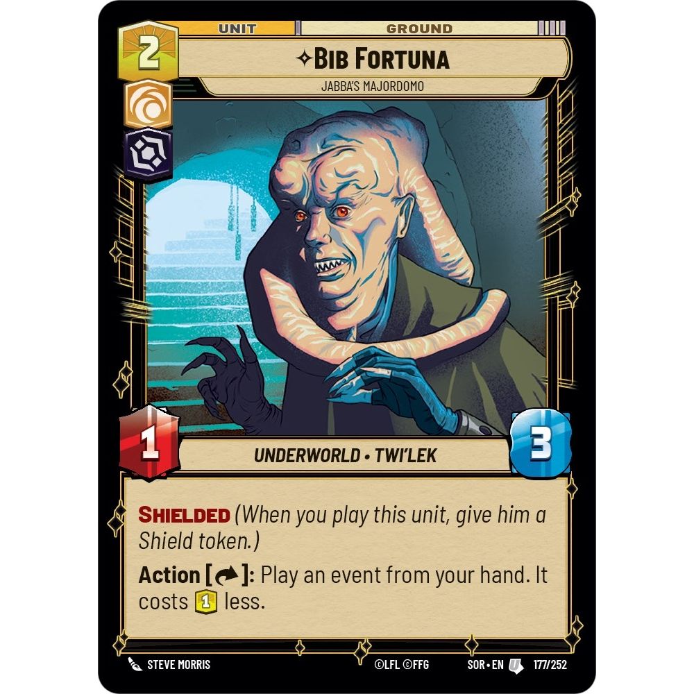 Image for Bib Fortuna - Jabba's Majordomo (177/252) (SOR) - Star Wars: Unlimited