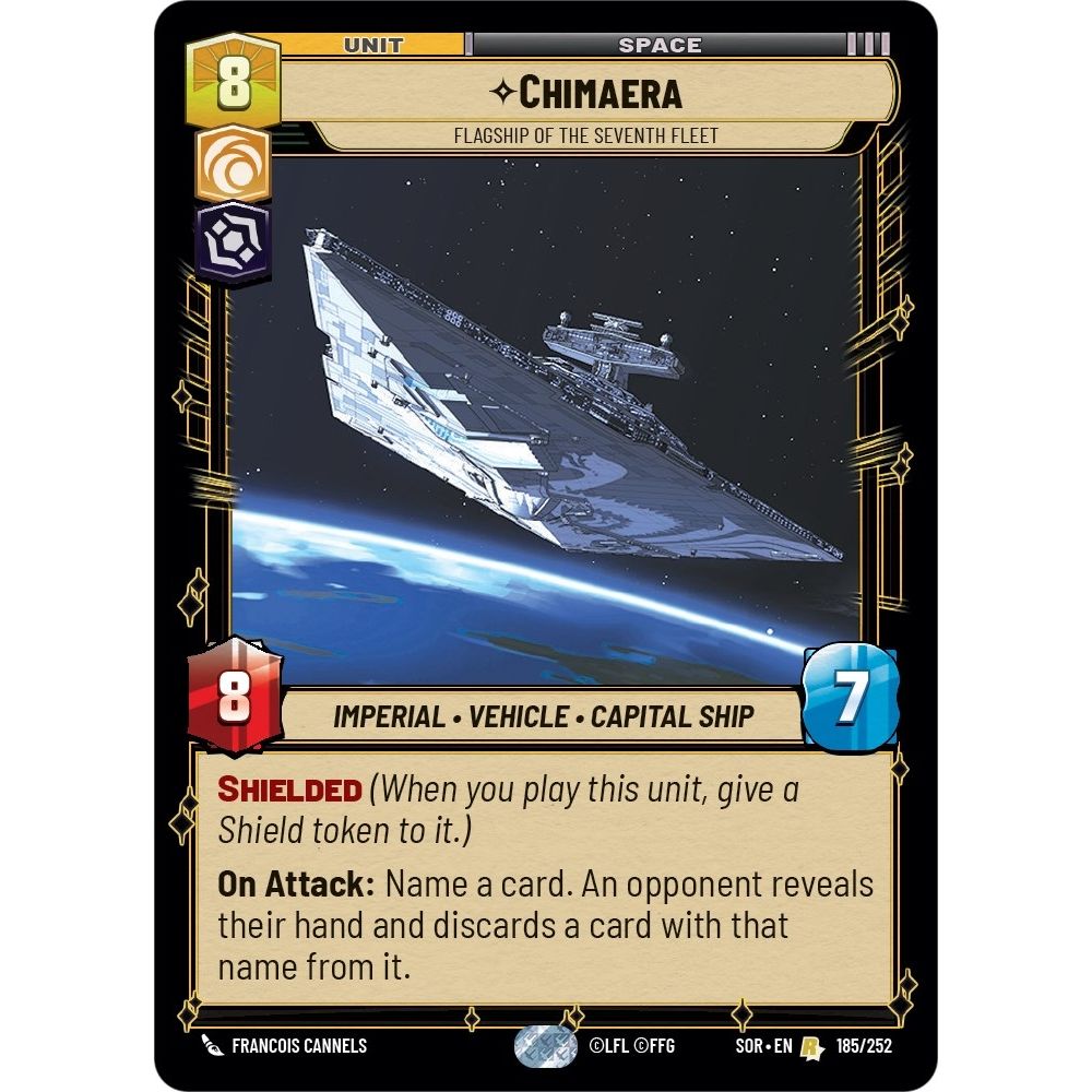 Image for Chimaera - Flagship of the Seventh Fleet (185/252) (SOR) - Star Wars: Unlimited