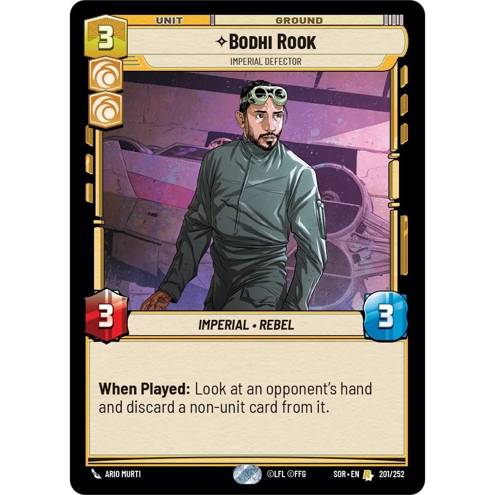 Image for Bodhi Rook - Imperial Defector (201/252) (SOR) - Star Wars: Unlimited