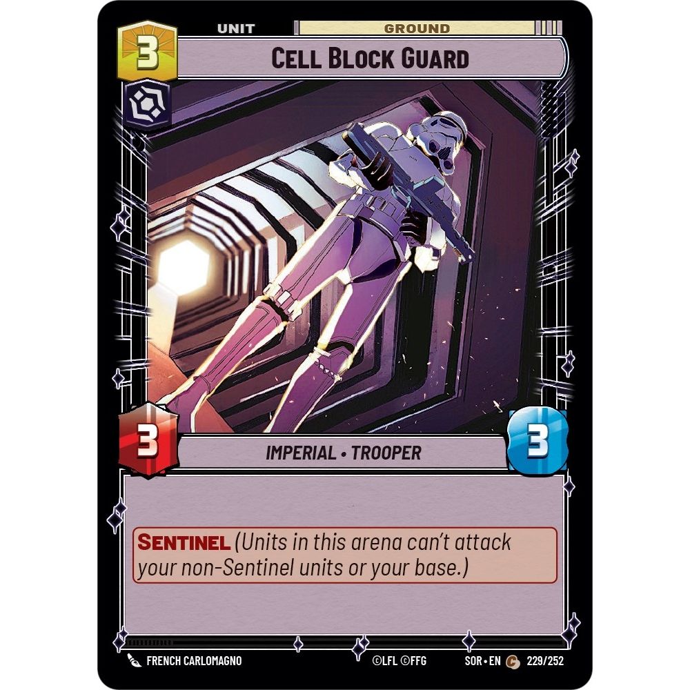 Image for Cell Block Guard (229/252) (SOR) - Star Wars: Unlimited