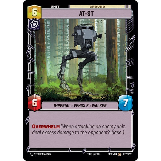 Image for AT-ST (232/252) (SOR) - Star Wars: Unlimited
