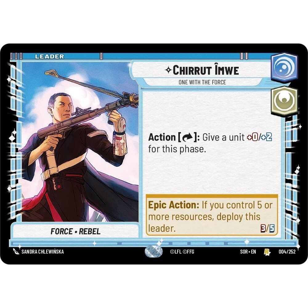 Image for Chirrut Imwe - One With The Force (004/252) (SOR) - Star Wars: Unlimited