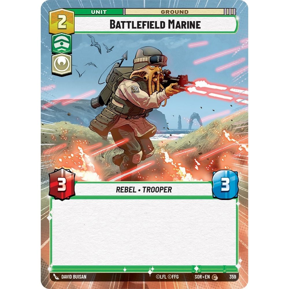 Image for Battlefield Marine (Hyperspace) (359) (SOR) - Star Wars: Unlimited