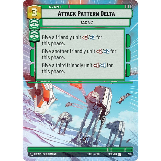 Image for Attack Pattern Delta (Hyperspace) (370) (SOR) - Star Wars: Unlimited