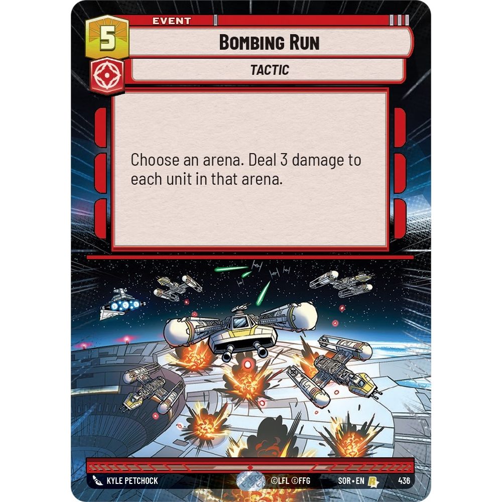 Image for Bombing Run (Hyperspace) (436) (SOR) - Star Wars: Unlimited
