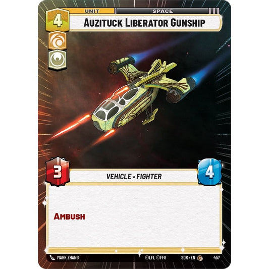 Image for Auzituck Liberator Gunship (Hyperspace) (457) (SOR) - Star Wars: Unlimited