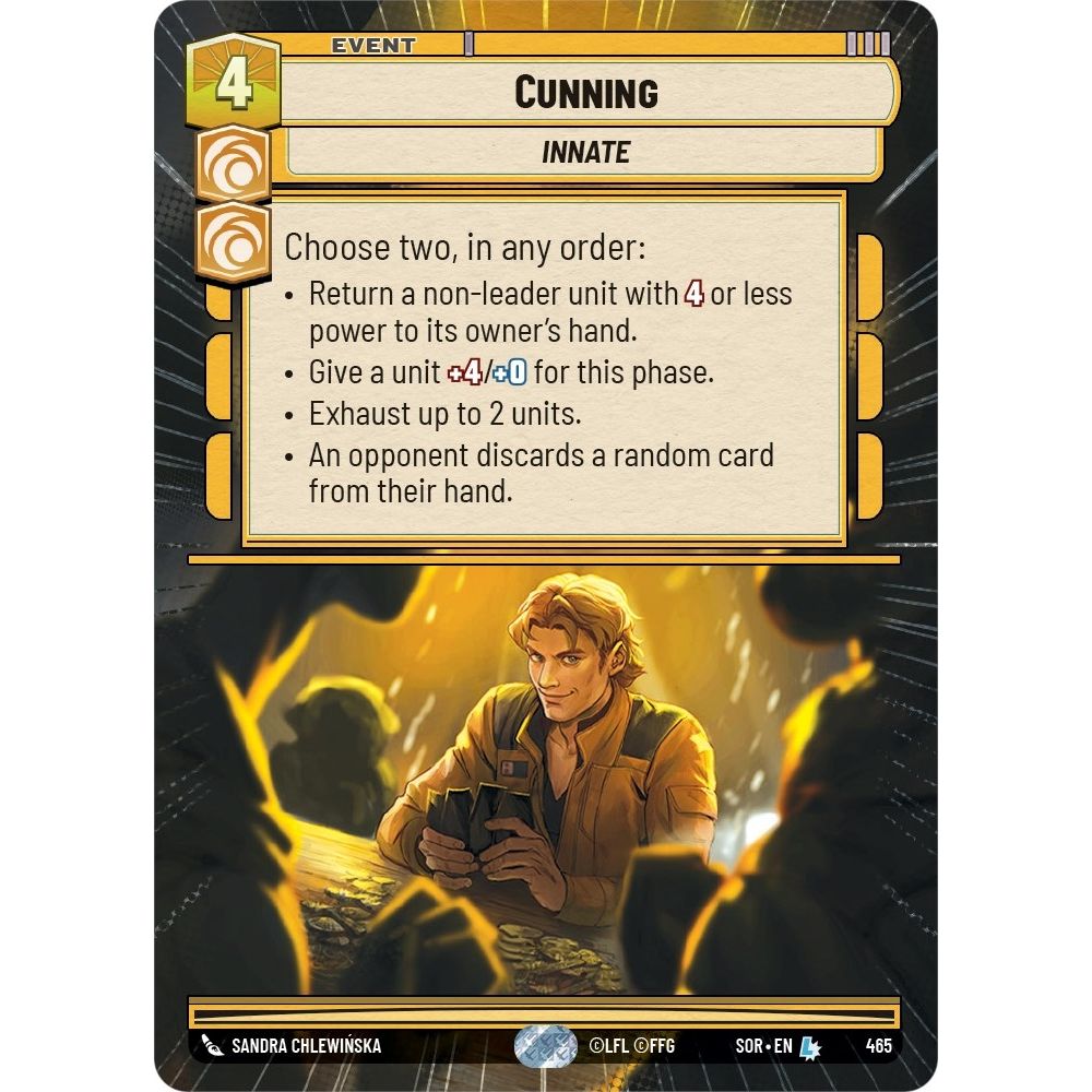 Image for Cunning (Hyperspace) (465) (SOR) - Star Wars: Unlimited