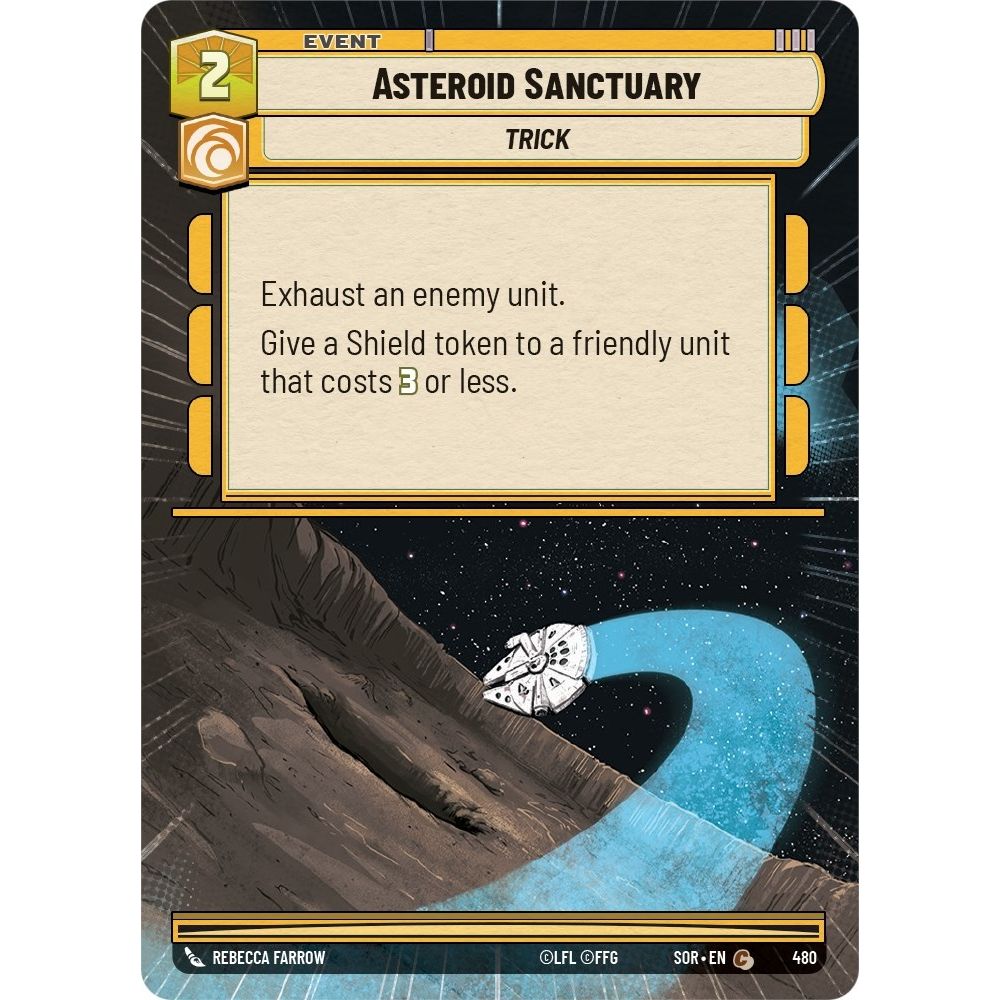 Image for Asteroid Sanctuary (Hyperspace) (480) (SOR) - Star Wars: Unlimited