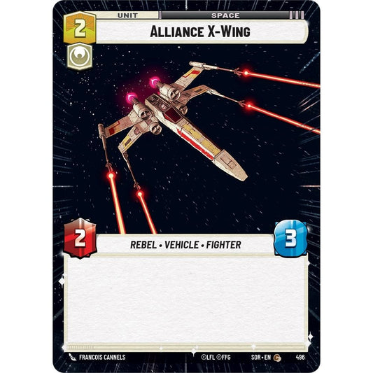 Image for Alliance X-Wing (Hyperspace) (496) (SOR) - Star Wars: Unlimited