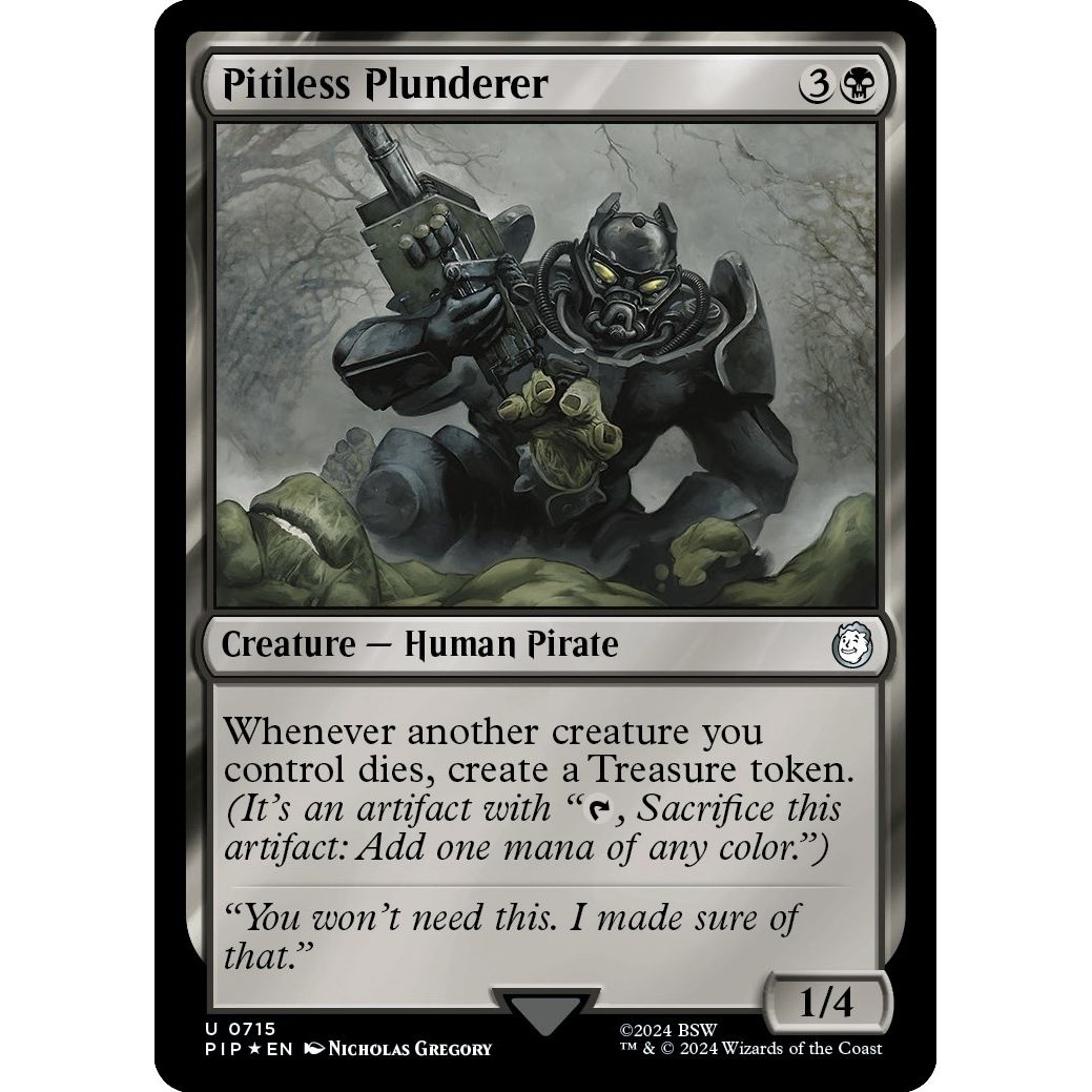 Image for Pitiless Plunderer (Surge Foil) (715) (PIP) - Magic: The Gathering