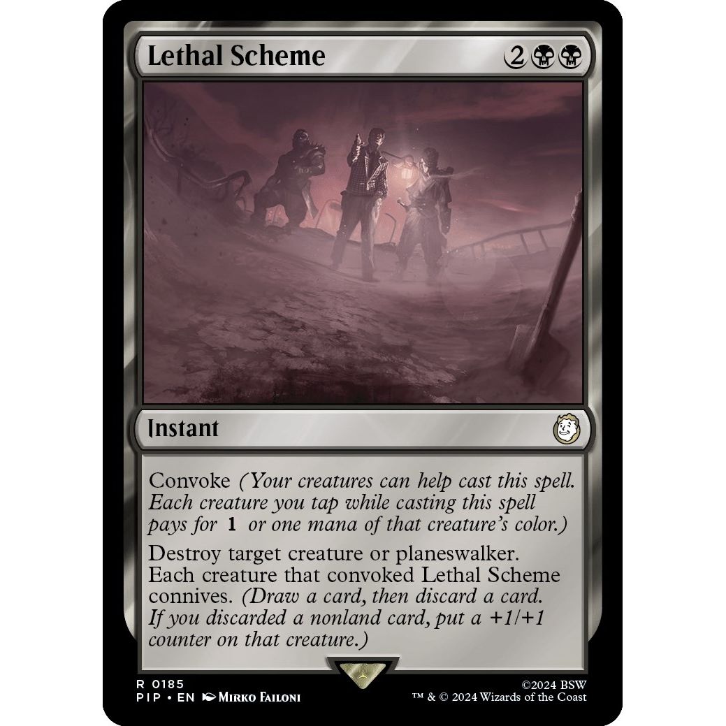 Image for Lethal Scheme (185) (PIP) - Magic: The Gathering