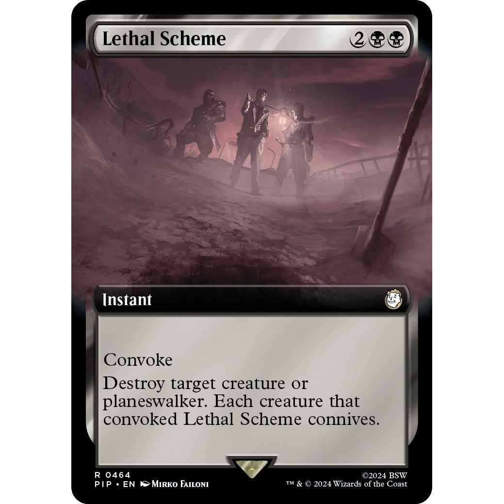 Image for Lethal Scheme (Extended Art) (464) (PIP) - Magic: The Gathering