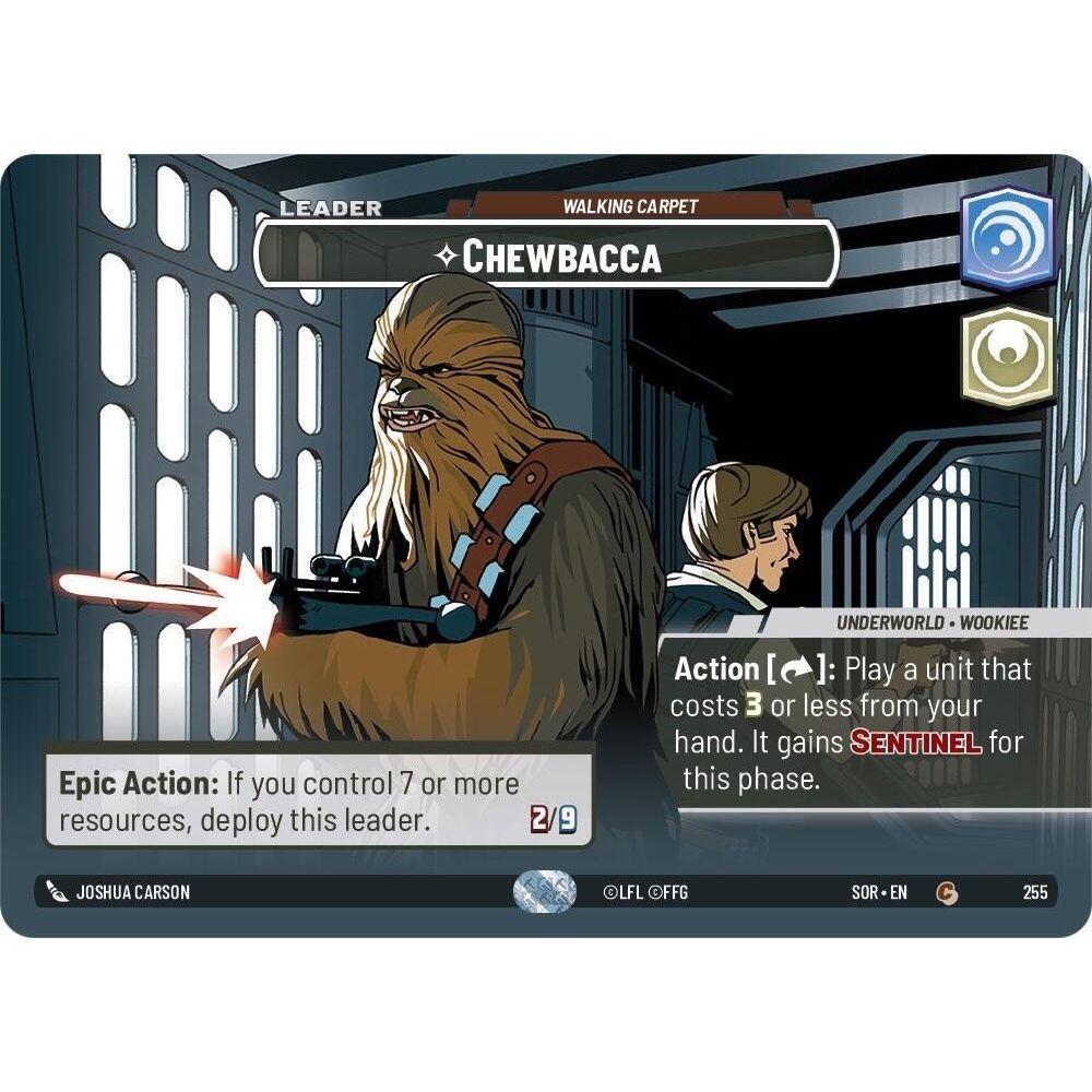 Image for Chewbacca - Walking Carpet (Showcase) (255) (SOR) - Star Wars: Unlimited