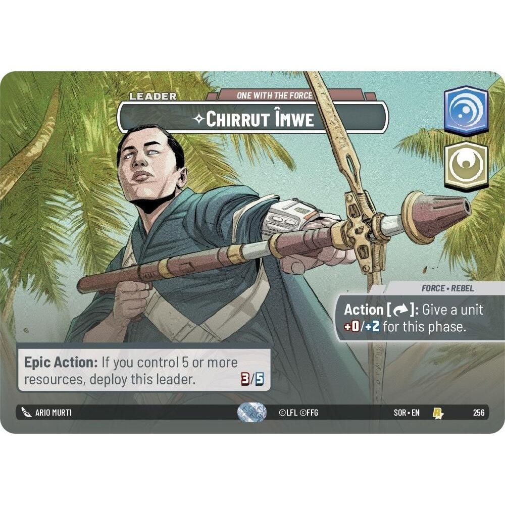 Image for Chirrut Imwe - One With The Force (Showcase) (256) (SOR) - Star Wars: Unlimited