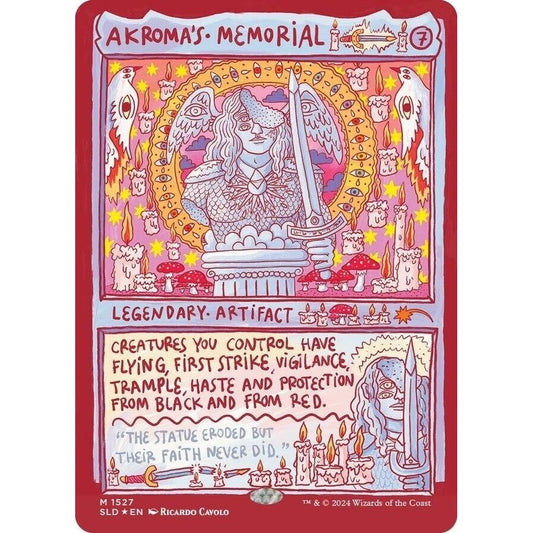 Image for Akroma's Memorial (Rainbow Foil) (1527) (SLD) - Magic: The Gathering