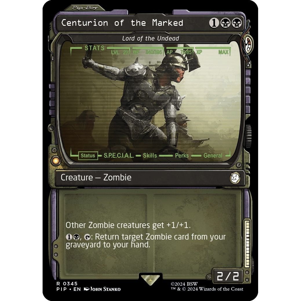 Image for Centurion of the Marked - Lord of the Undead (Showcase) (345) (PIP) - Magic: The Gathering