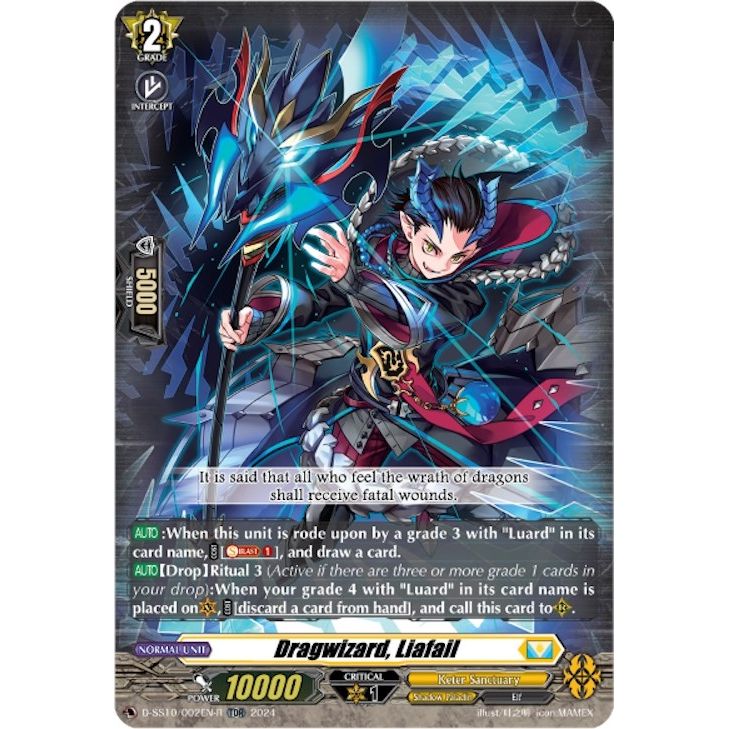Image for Dragwizard, Liafail (TDR) (D-SS10/002EN-R) (D-SS10) - Cardfight Vanguard