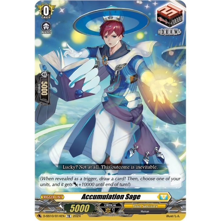 Image for Accumulation Sage (D-SS10/014EN) (D-SS10) - Cardfight Vanguard