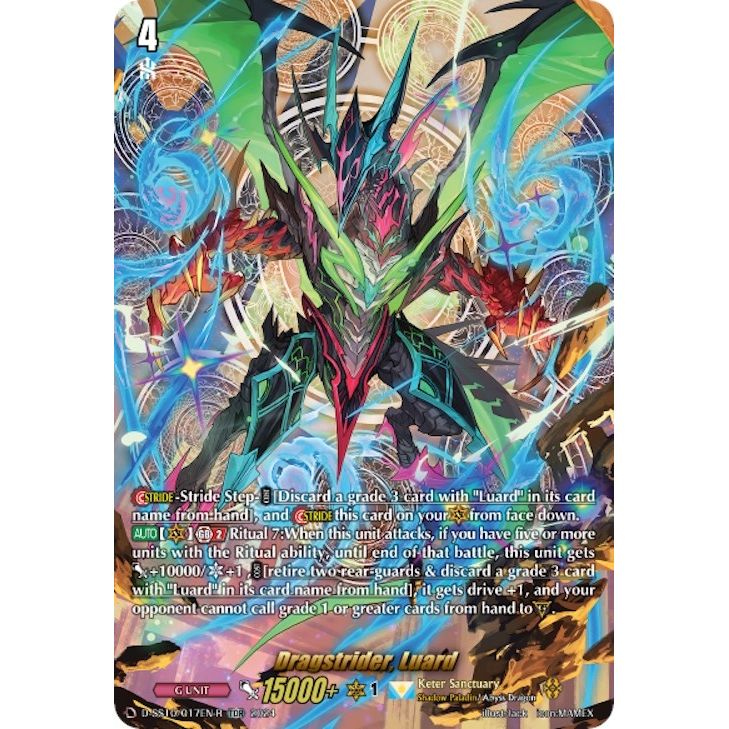 Image for Dragstrider, Luard (TDR) (D-SS10/017EN-R) (D-SS10) - Cardfight Vanguard