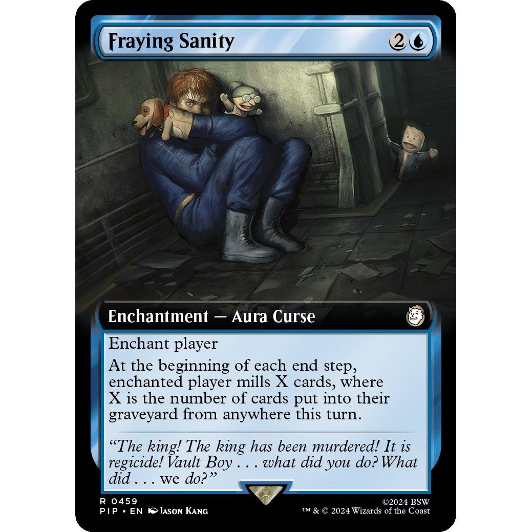 Image for Fraying Sanity (Extended Art) (459) (PIP) - Magic: The Gathering
