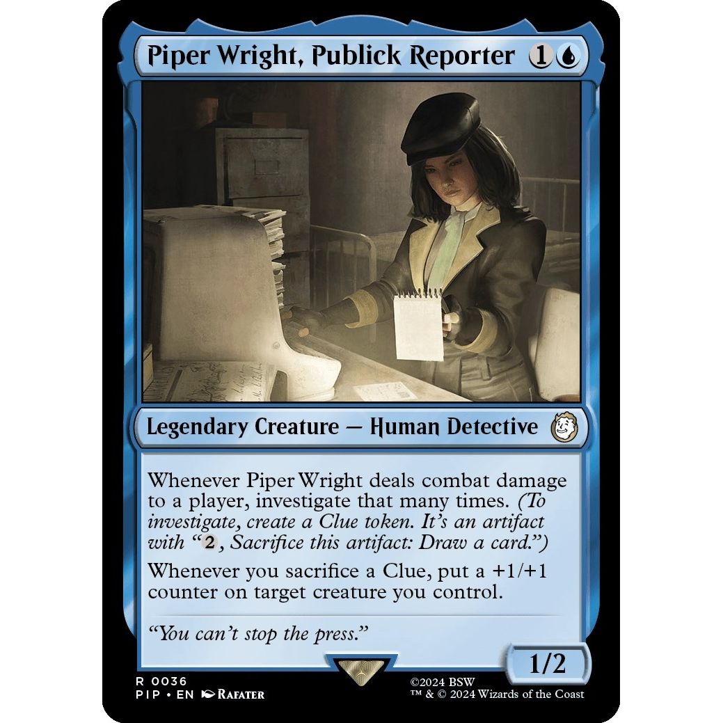 Image for Piper Wright, Publick Reporter (36) (PIP) - Magic: The Gathering