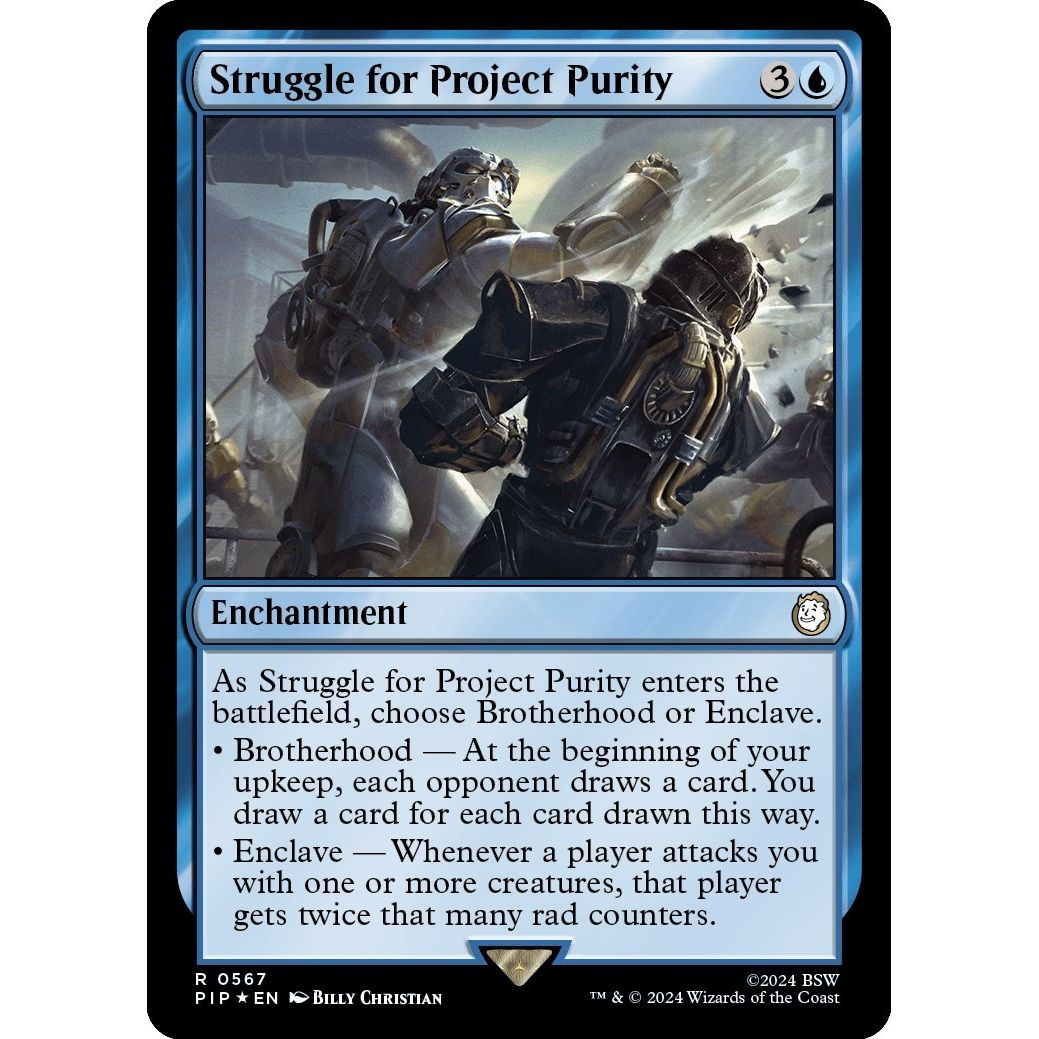Image for Struggle for Project Purity (Surge Foil) (567) (PIP) - Magic: The Gathering