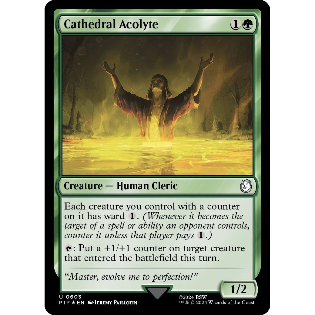 Image for Cathedral Acolyte (Surge Foil) (603) (PIP) - Magic: The Gathering
