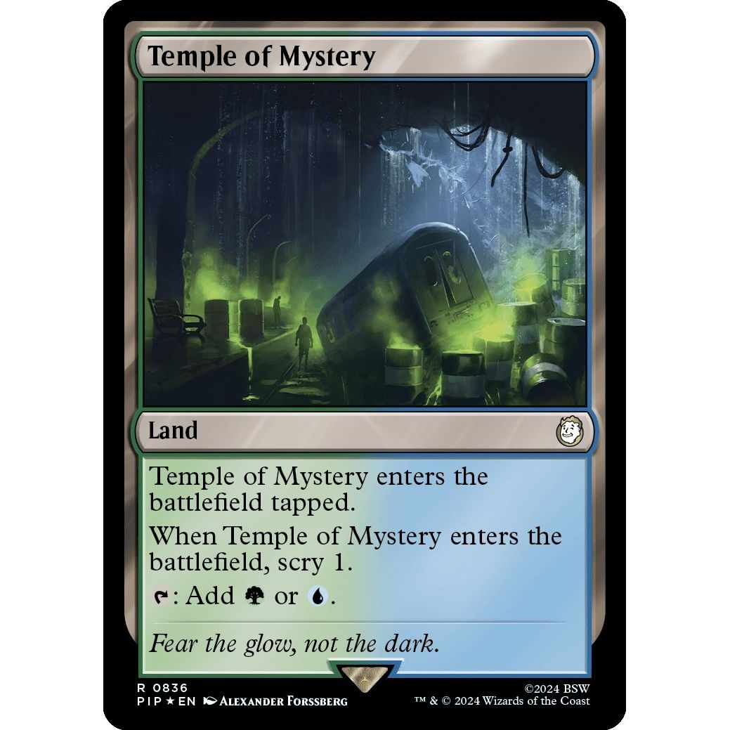 Image for Temple of Mystery (Surge Foil) (836) (PIP) - Magic: The Gathering